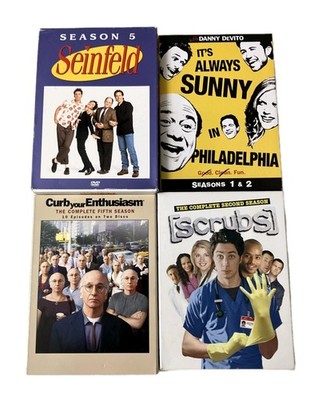 TV Comedy DVD Lot   Seinfeld, Curb Your Enthusiasm, Scrubs, Always Sunny