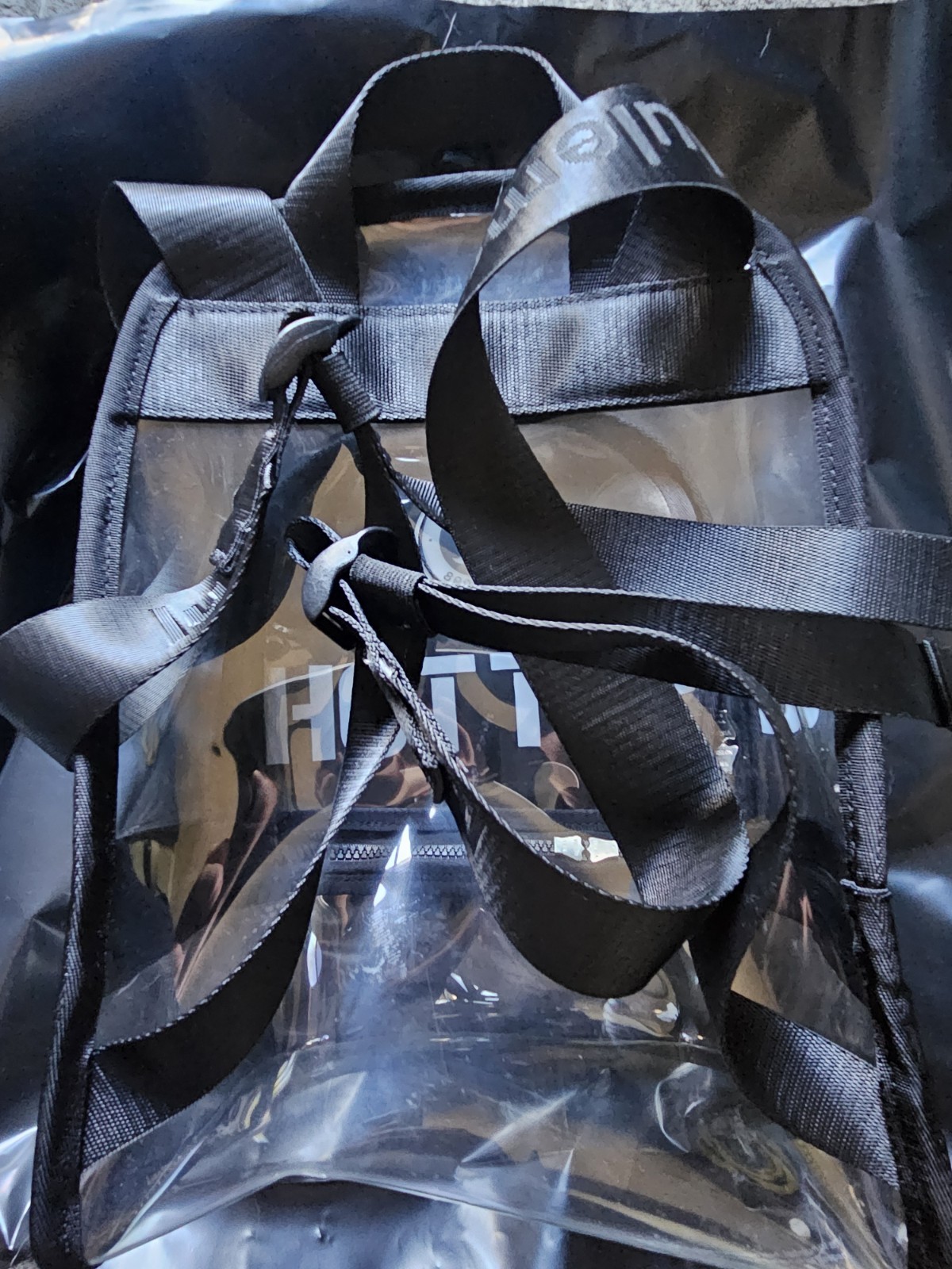 Lululemon Clear Backpack Mini Logo Adjustable Str… - image 10