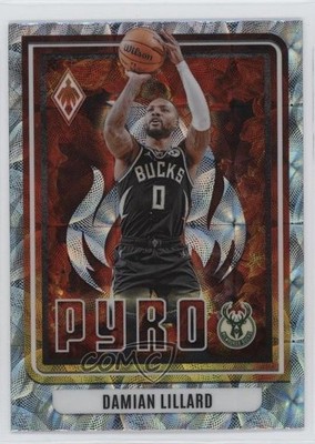2023-24 Panini Phoenix Pyro International Damian Lillard #8 1m04