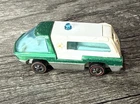 Hot Wheels Redline The Heavyweights Green Ambulance 1969 Hong Kong