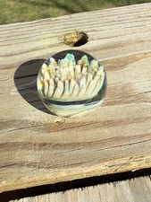 Implosion Boro Glass Marble with Sparkling Opal Bakers Backwoods Glass