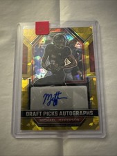 2023 Panini Prizm Draft Picks- Autographs Michael Jefferson Gold Ice  (AU, RC)