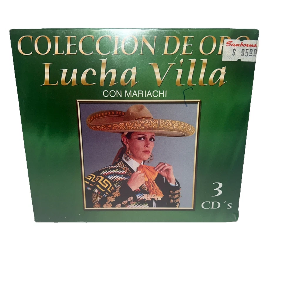 Coleccion de Oro [Box Set] by Lucha Villa (CD, Apr-2003, 3 Discs, Balboa Nuevo Foto 2 de 4