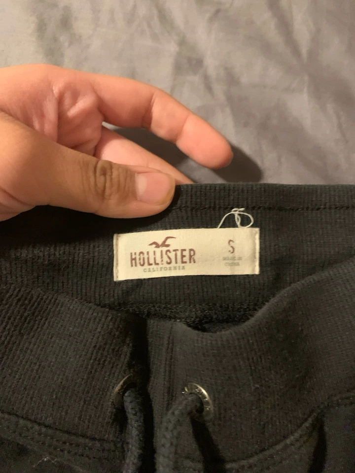 Hollister Black Vintage Sweat Pants Sizesmall Women's Drawstring - Image 2 of 2