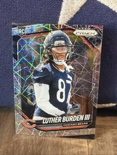 2025 Panini Prizm Football Luther Burden III Rookie Silver Lazer Prizm #331
