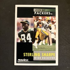 Sterling Sharpe 1991 Pinnacle #11 Green Bay Packers NFL