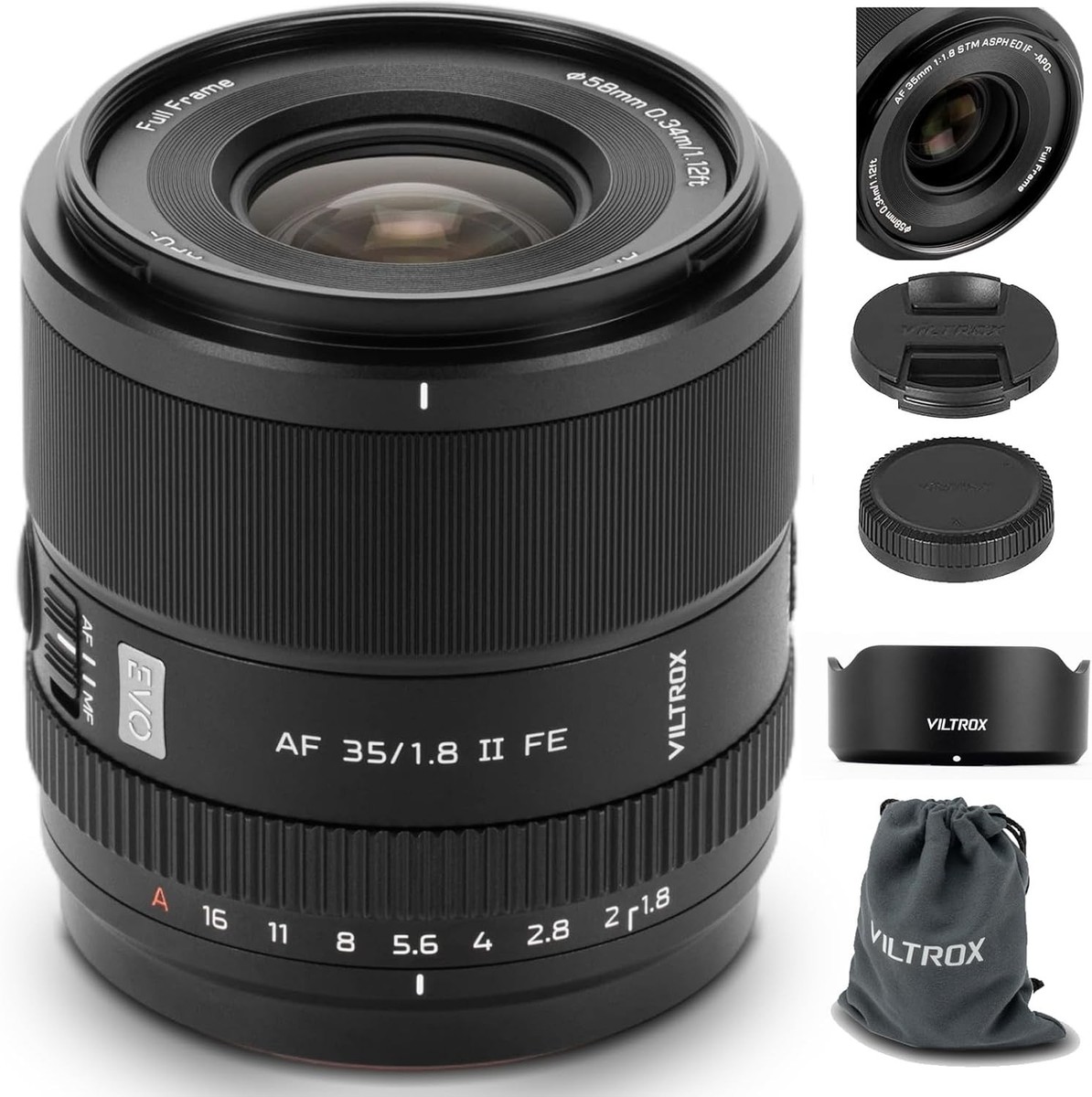 VILTROX 35mm F1.8 II EVO FE APO Lens for Sony E-Mount Cameras | eBay