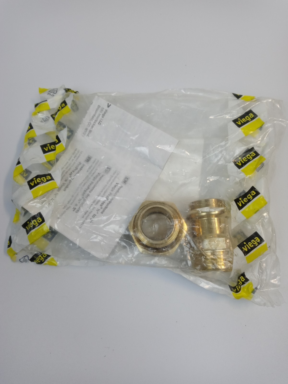VIEGA PROPRESS ZERO LEAD FITTINGS - 79130 BRONZE UNION 3/4" PxP