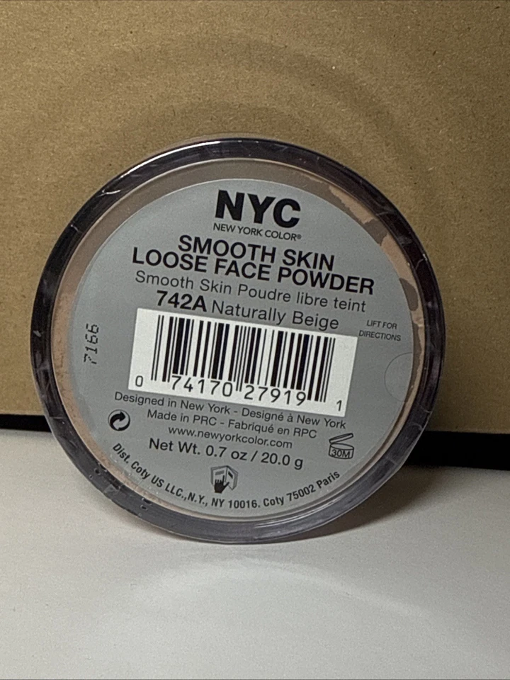 N.Y.C. New York Color Smooth Skin Loose Face Powder i742A NATURALLY BEIGE, SEALE - Image 2 of 4