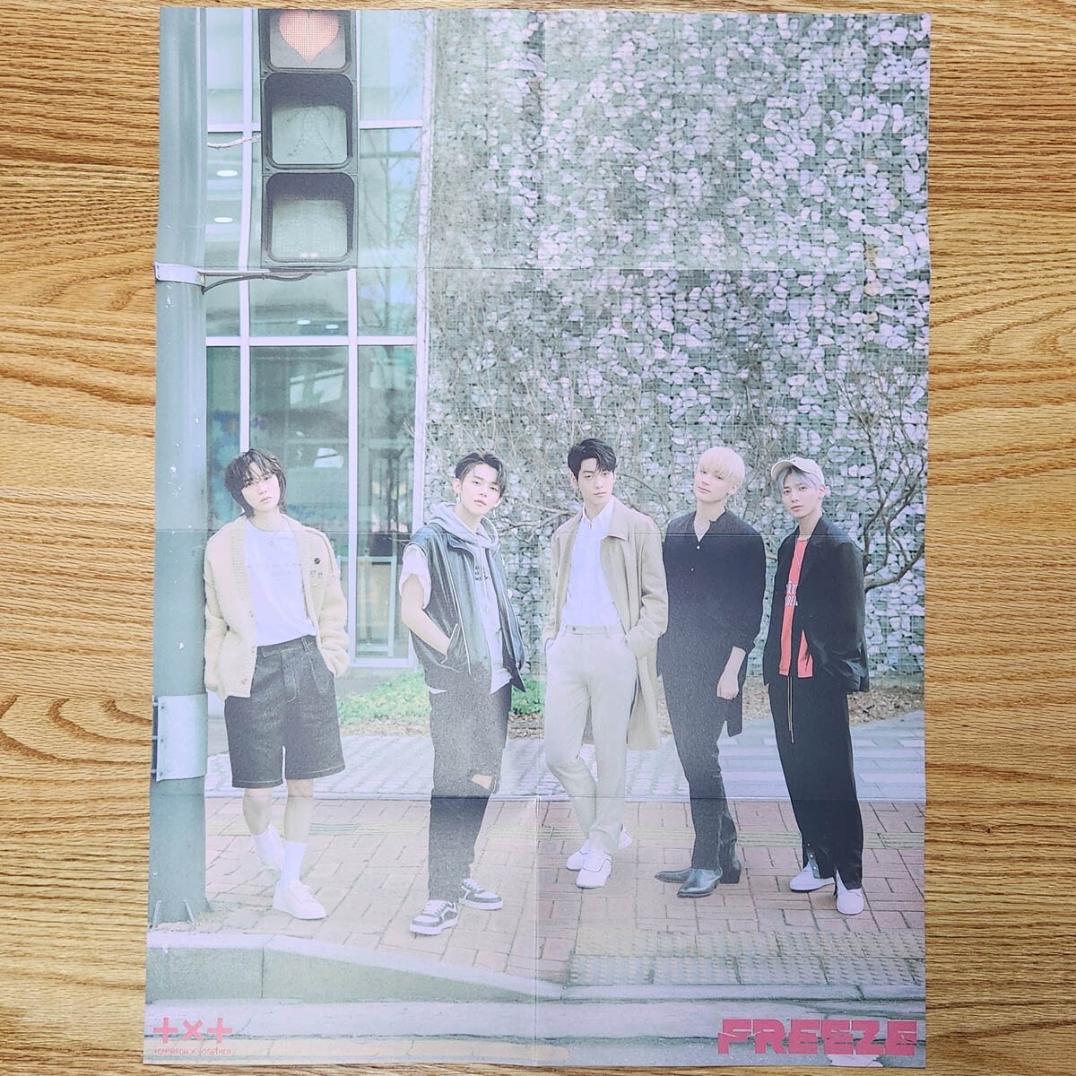 Official Folded Poster TXT The Chaos Chapter : Freeze You Ver. | eBay