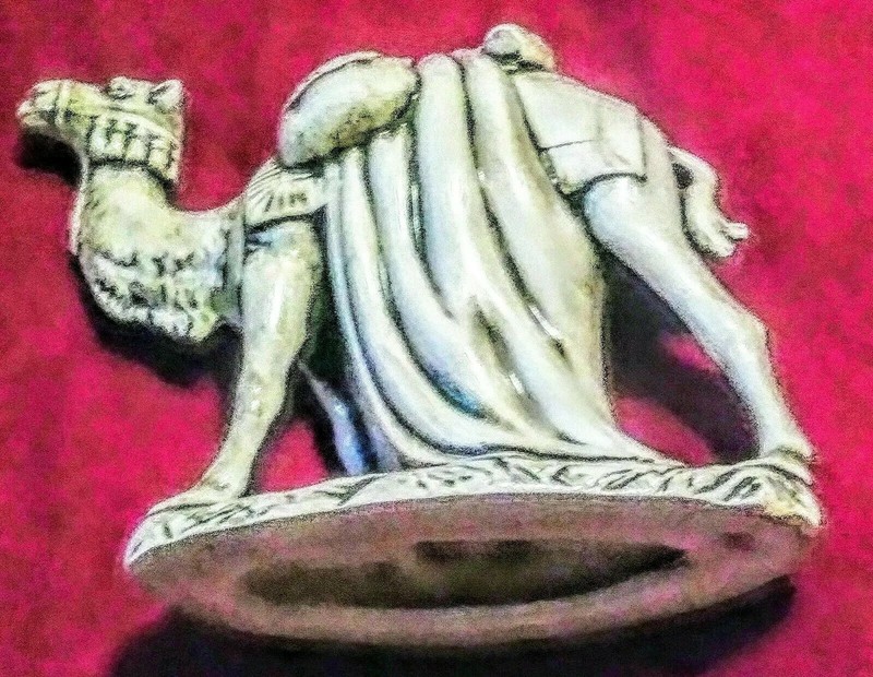 VINTAGE FIGURINE CAMEL KITCHY CERAMIC MID CENTURY HANDCRAFTED TABLE TOP/DESK TOP