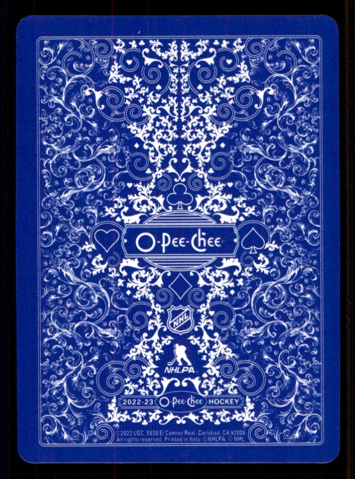 2022-23 O-Pee-Chee Playing Cards #6DIAMONDS Jordan Kyrou - Image 2 of 2