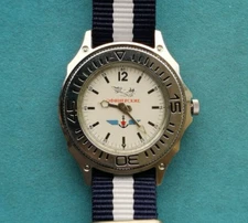 Military Watch CHAIKA Chajka FOR OFFICERS mov.1601A 17 jew. SERVICED USSR 1980's