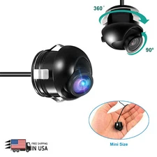 Mini 360 Rotate Rear View Camera Backup Reverse Glass Lens For Car SUB Rv