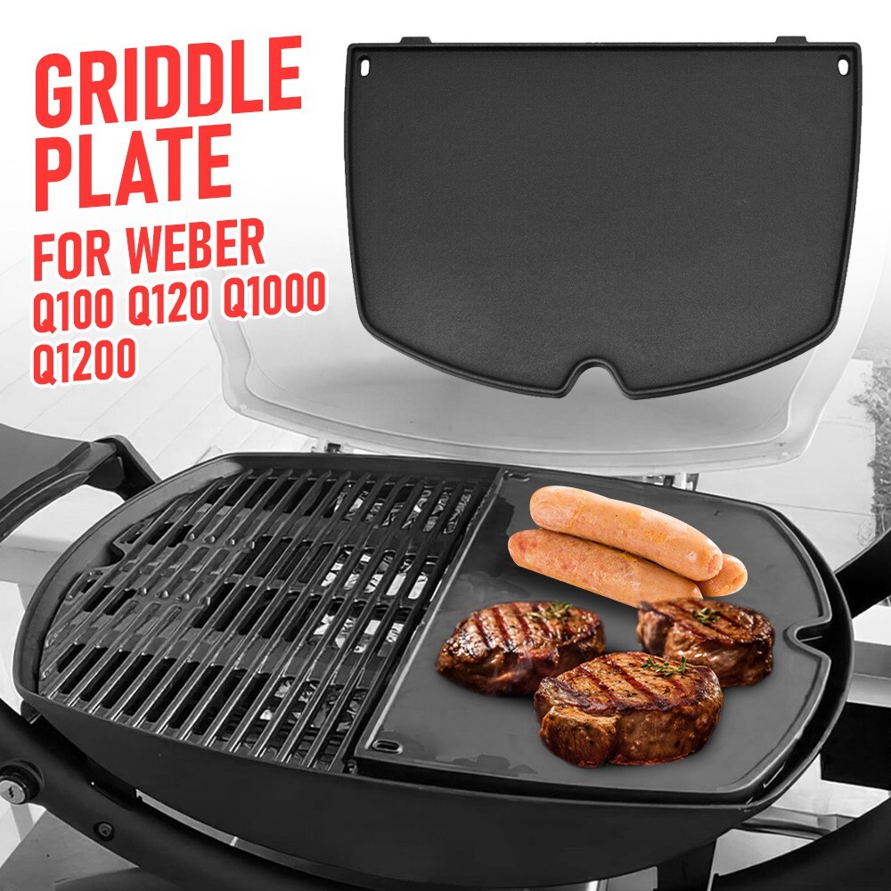 Hot Plate Weber Q1200 Flat Plate Weber Hotplate, STAINLESS STEEL