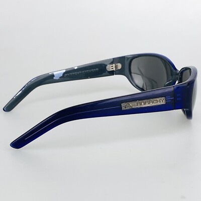 Anarchy Eyewear Sunglasses mod. Shroud Oval Wrap Blue 