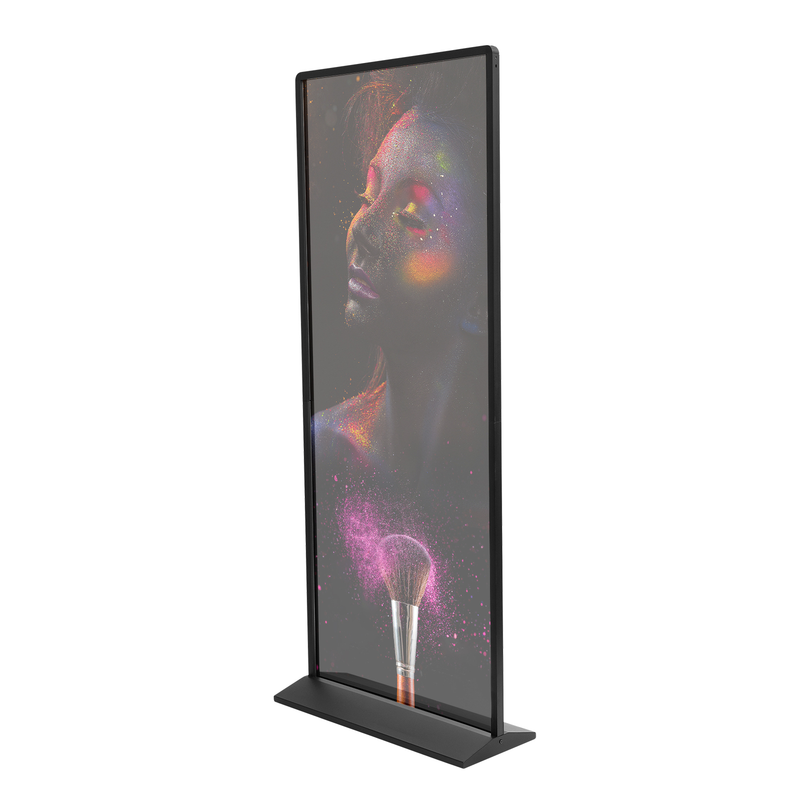 70in Duals Sided Poster Board Display Stand Floor Pedestal Frame Sign Frame US