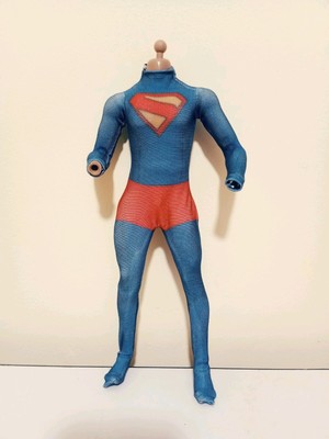 COSTUME SUIT CUSTOM TOYS 1/12 6'' superman 2025 + Head Print 3D