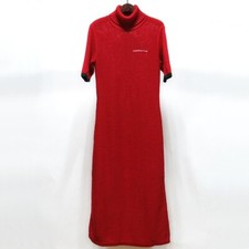 Catelbajac Wool Knit Sweater turtleneck long maxi dress Women's XS sz Perfect