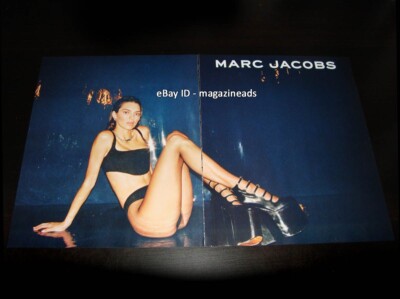 MARC JACOBS 2-Page PRINT AD Spring 2023 KENDALL JENNER legs thighs ankles feet