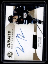 2022-23 SP Authentic Curated Signatures Autograph Neal Pionk Auto /199 Winnipeg
