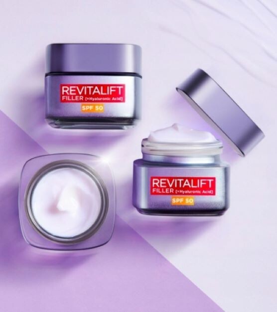 L'OREAL PARIS Revitalift Filler day face cream SPF50 Hyaluronic