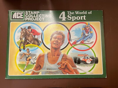ACE Briefmarkensammlung Projekt 4 Die Welt des Sports Album - unvollständig