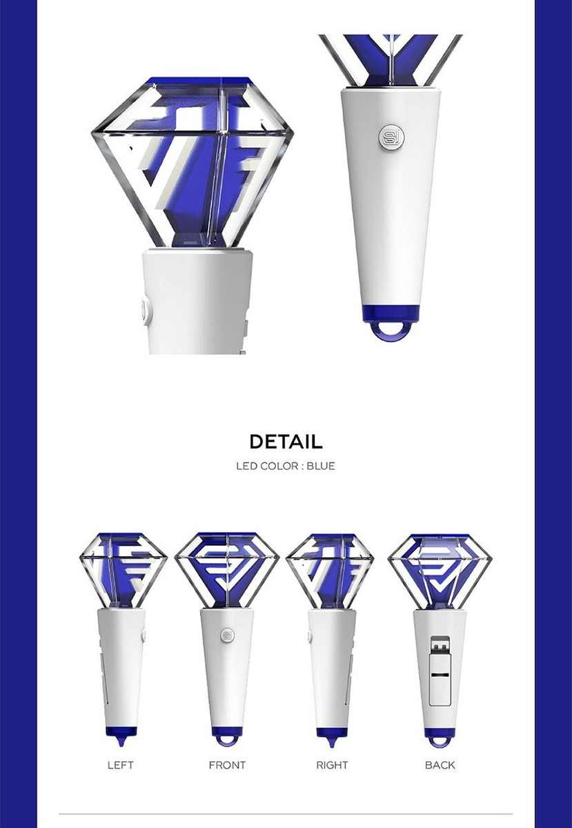 SUPER JUNIOR OFFICIAL MINI FANLIGHT KEY RING/SUJU LIGHTSTICK