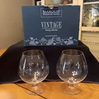 MARQUIS by WATERFORD Vintage Crystal Brandy Glasses, 26.4 OZ, Austria, 1997