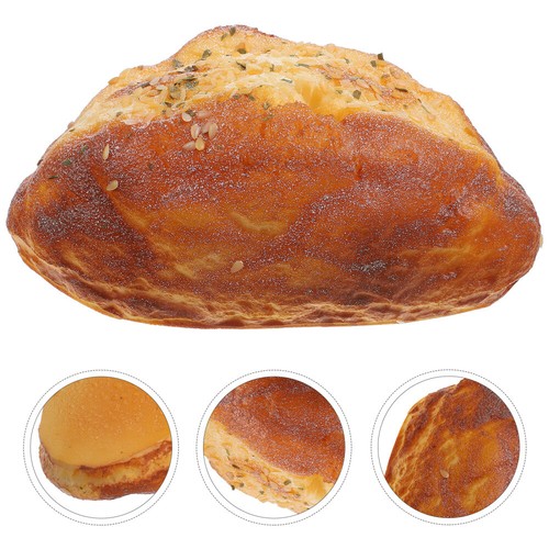 Künstliches Brotmodell, gefälschtes Brot, Dekoration, Simulation, realistisches - Zdjęcie 8 z 12