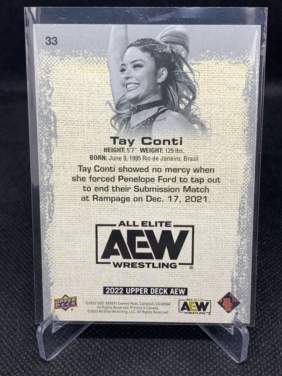 2022 Upper Deck AEW All Elite Wrestling Dynamite 299 Tay Conti