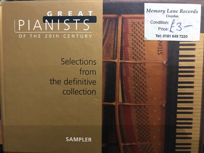 Great Pianists Of The 20th Century | eBay