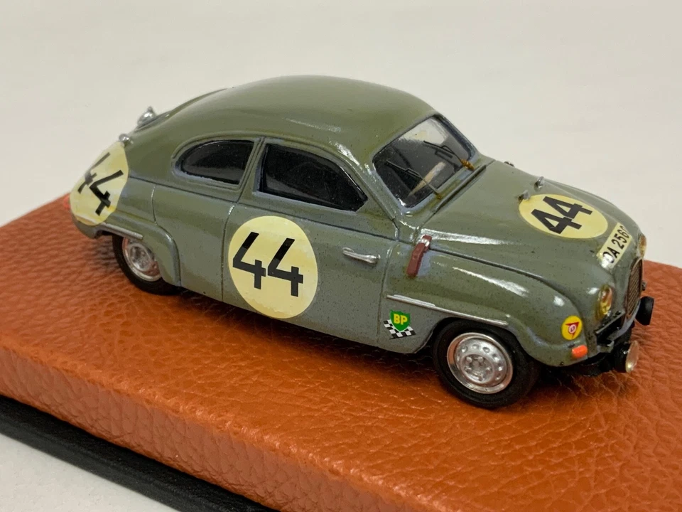 1/43 Provence Moulage SAAB 93  from 1959 24 Hours Le Mans Leather base  TR297 - Image 3 of 4