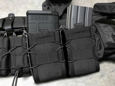 Tactical Molle 5.56/7.62mm Mag Pouch f/Rifle Open-Top Single Mag Holder Hunting