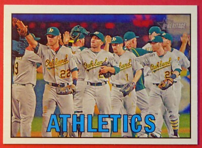 2016 Topps Heritage Oakland Athletics Team #353 NM+
