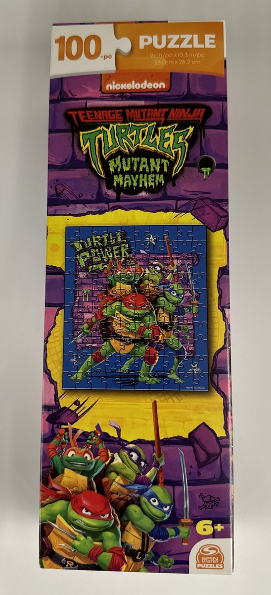 たつや♡ TMNT TEENAGE MUTANT NINJA TURTLES MUTANT MAYHEM 100-Piece Jigsaw