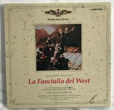 Puccini: La Fanciulla del West - Placido Domingo - 2 Laserdics Set LD - Sealed