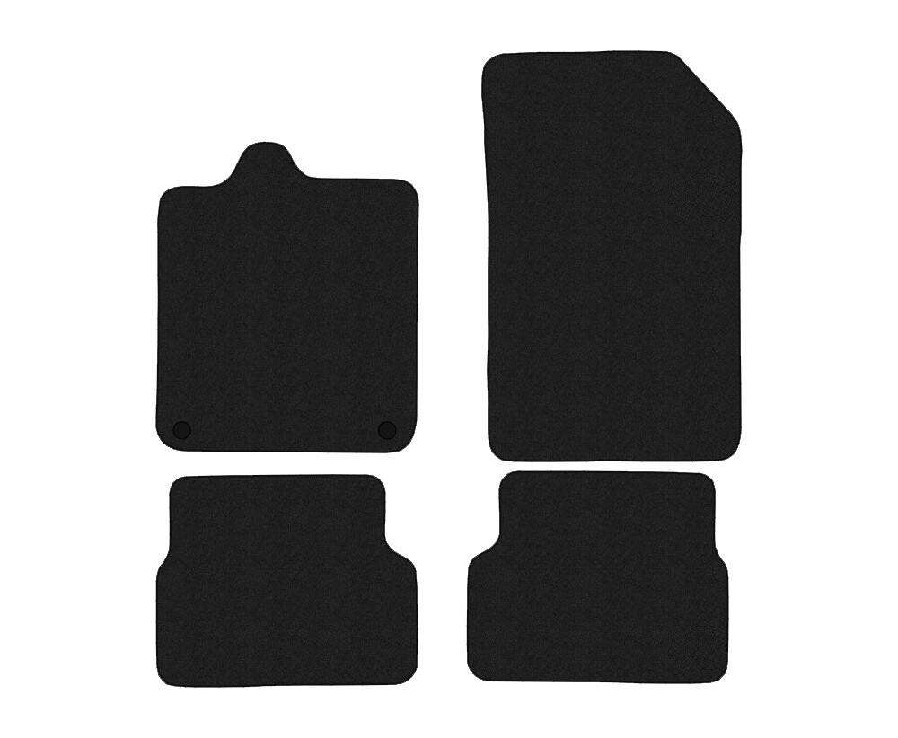 Tapis de sol en velours bleu pour Renault Laguna 3 berline de 2007 à 2015