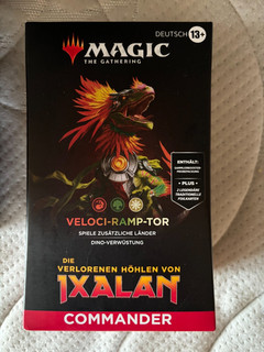 Magic the gathering Sealed ovp Ixalan Veloci ramptor Commander Deutsch