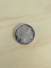 1 oz Silver Buffalo-Indian round .999 fine silver, slightly tarnished