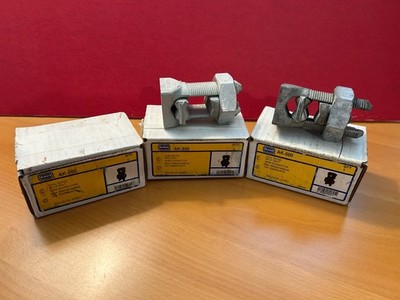 LOT OF 3, 1 NEW, 1 NEW OPEN BOX, 1 USED ILSCO SPLIT BOLT CONNECTOR , AK-500