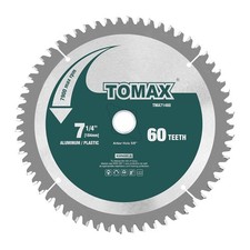 7-1/4-Inch 60 Tooth TCG Aluminum and Non-Ferrous Metal Saw Blade with 5/8-Inch D