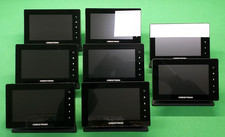  Lot Of 8 Crestron TSW-550-TTK-B-S 5  Touch Screen With Table Top Stand No OS