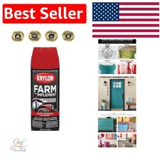 Farm & Implement Spray Paint, High Gloss, Massey Ferguson Red, 12 oz