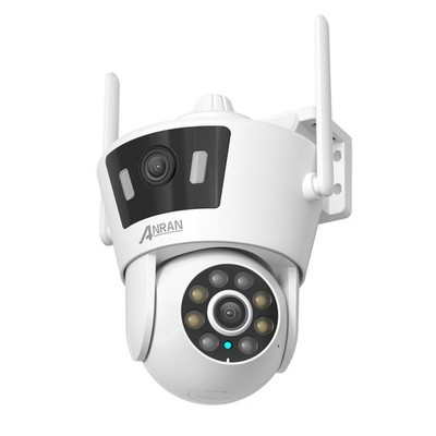 ANRAN 8MP PTZ Dual Lens Überwachungskamera Auto-Tracking Farbnachtsicht Audio