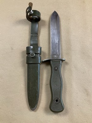 Original West German Bundeswehr Combat Field Knife w/ Scabbard - WKC 70