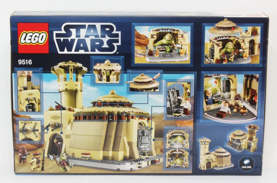 NUEVO Juego Sellado de Fábrica Lego Star Wars JABBA'S PALACE Set 9516 Salacious B Crumb Oola Foto 2 de 4