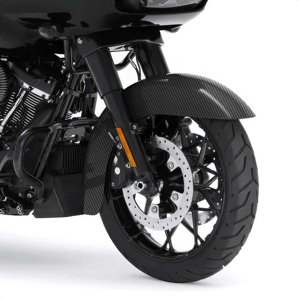 Carbon Fiber Front Fender For Harley Street Glide 2014-2024 Road Glide 2015-2024 Foto 2 de 4