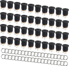 WMYCONGCONG 40 PCS 5.5mm x 2.1mm DC Power Jack Socket 3 Pin Female 40