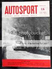 AUTOSPORT Magazine 28 Mar 1958 4/44 Trial RAC RALLY REVIEW Colmore Trial